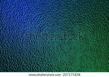 Colorful Stained Glass - Color Background of Textured Surfaces - Blue and Green