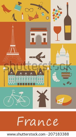 Symbols of France. 