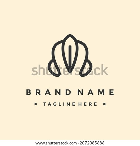 Letter M Luxury logo vector design template