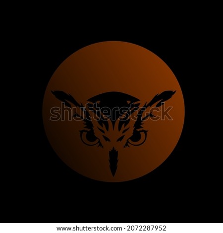 insect head vector illustration on black background