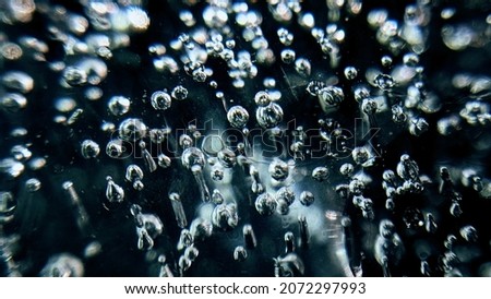 Image of ice in macro photography, background