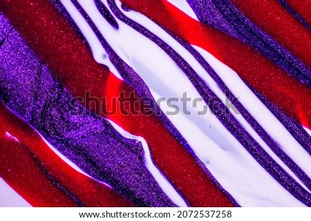 Abstract colorful backdrop with oil drops and waves on water surface. Abstract background concept