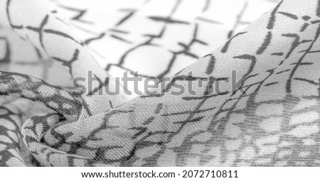python skin silk fabric, white and black pattern, african theme, fark, sable, ebon, smutty Texture. Background.