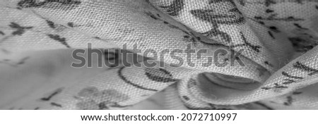 White cotton fabric with flower print. Buy floral art prints from independent artists and iconic brands. Texture, background, pattern,