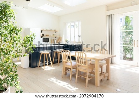 Living room in the morning with nobody Royalty-Free Stock Photo #2072904170