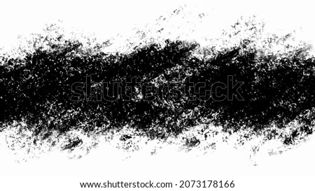 Black and white paint grunge background vector