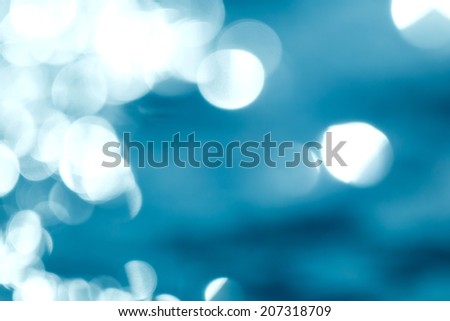 Lights on swimming pool background