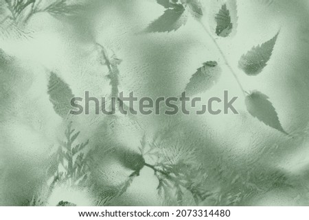 Natural Abstract green Forest Background with Spray Painted Plant Leaves. Camouflage texture for Hunters and Fishermen