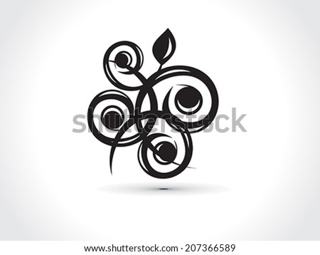 abstract artistic shape vector illustration