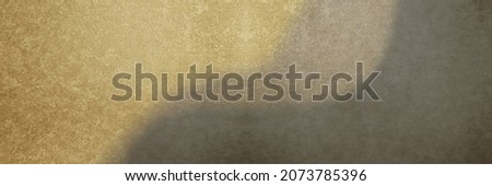 gold paper art image card
