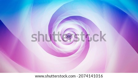 Abstract bright and multicolored tunnels or wormholes. 3d rendering.