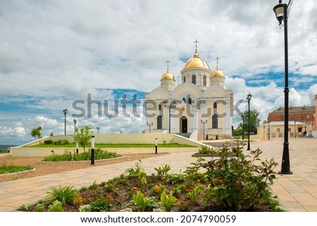 Cathedral of the Transfiguration of the Lord in Nikitsky Kashirsky Monastery in the city of Kashira, Russia