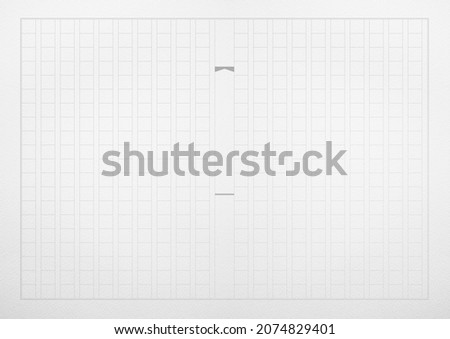 Manuscript paper with nothing written on it Royalty-Free Stock Photo #2074829401