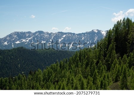 The wonderful landscape of Primiero area in Trentino Alto Adige