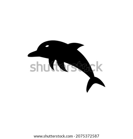 Dolphin icon design template vector isolated illustration