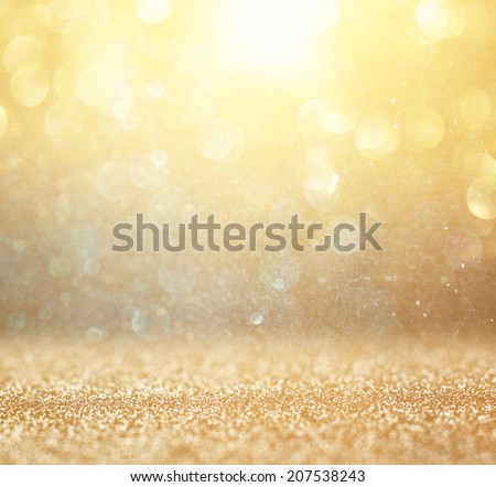 abstract photo of light burst and glitter bokeh. image is blurred and filtered .  