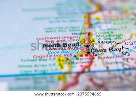 North Bend on the USA map