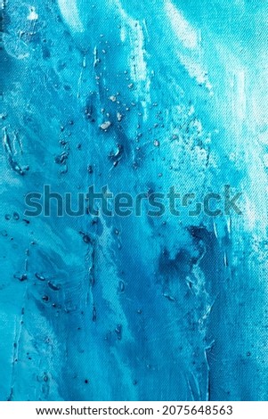 Abstract acrilic modern art background. Ocean view. Satellite view Designe for greeting cards, background, banners, tamplates Royalty-Free Stock Photo #2075648563