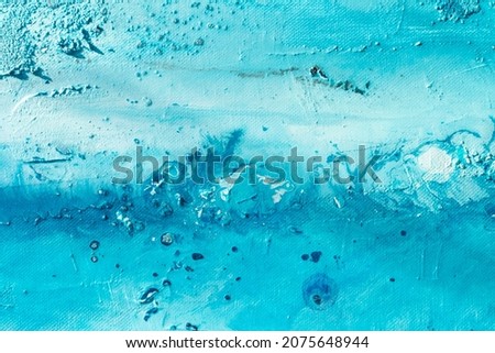Abstract acrilic modern art background. Ocean view. Satellite view Designe for greeting cards, background, banners, tamplates Royalty-Free Stock Photo #2075648944