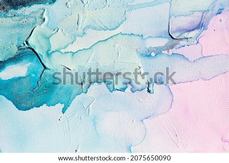 Abstract ink, acrilic modern art background. Ocean view. Satellite view Designe for greeting cards, background, banners, tamplates Royalty-Free Stock Photo #2075650090