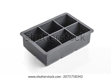 ICE CUBE MOULD SILICONE SQUARE MOULDS Japanese Whisky Drinks Presentation Large Square Silicone Ice Cubes. Big Square Ice Cube mould Tray Creates Six Giant Cubes at 2” Square. Clipping Path in JPEG