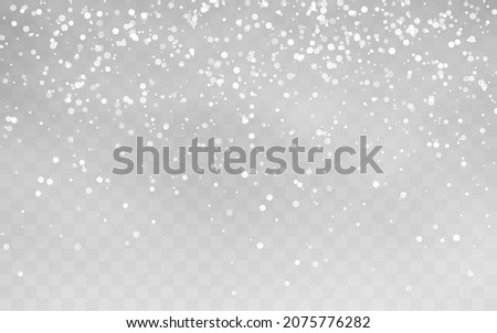 Png Vector heavy snowfall, snowflakes in different shapes and forms. Snow flakes, snow background. Falling Christmas	