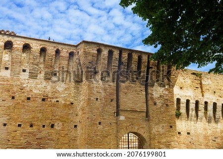 Historic castle of Fano, Pesaro e Urbino province, Marche, Italy