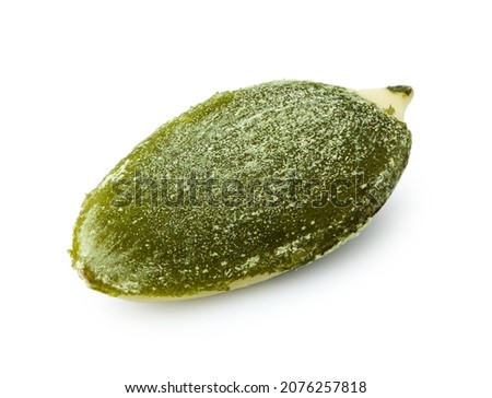 pumpkin seed dry isolated on white background