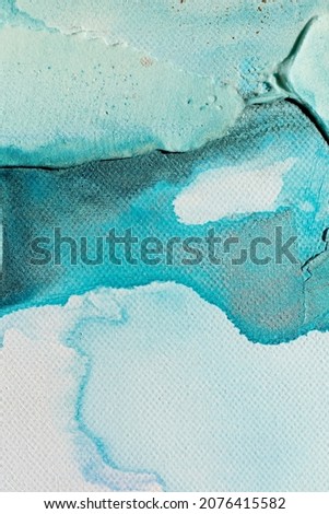 Abstract ink, acrilic modern art background. Ocean view. Satellite view Designe for greeting cards, background, banners, tamplates Royalty-Free Stock Photo #2076415582