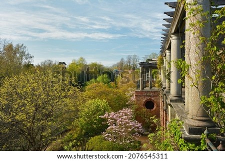 The Hill Garden and Pergola in Hampstead Heath, London, UK Royalty-Free Stock Photo #2076545311