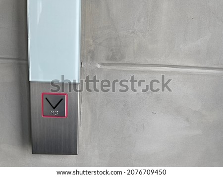 Push-buttons of passenger elevators of large office buildings