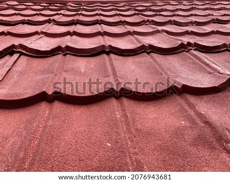 texture of red sand spandex tile Royalty-Free Stock Photo #2076943681
