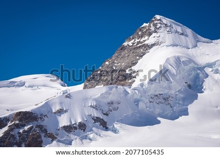 Summit of Jungfrau mountain, shot from Jungfraujoch
