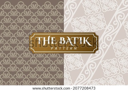 The Batik Classic Seamless Pattern for your fashion design, fabric pattern, business and many more 