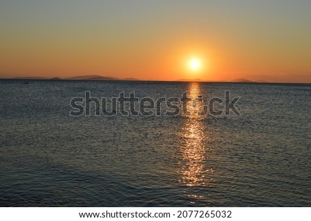 Sunset Ayvalık, Balıkesir Turkey Sun