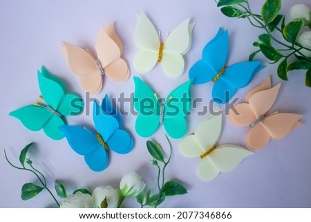 children's hair clip in the shape of a butterfly
