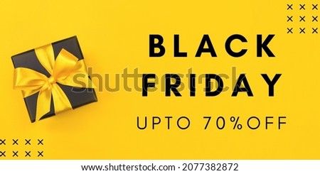 Banner for Black Friday Sales. Promotions discounts and offers are mentioned in these banner images. You can use it for commercial purposes.