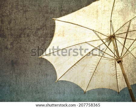 Vintage umbrella background.