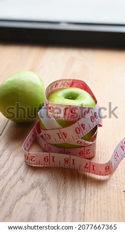 Beautiful apple pictures, peeling green apple and red apple
