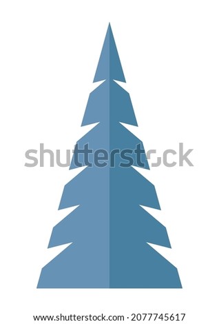 pine tree plant seasonal icon