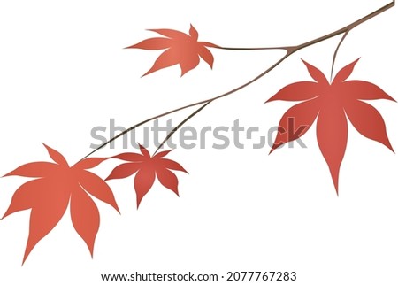 Simple autumn leaves vector EPS image