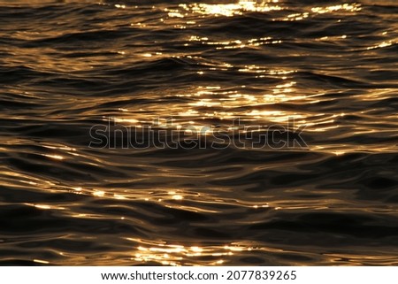 sunset reflex on the sea