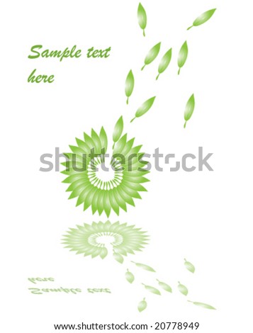 Leaf design vector illustration 4
