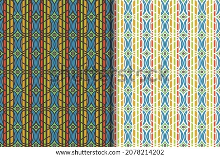 Simple background geometric shapes lines Colorful. Universal abstract seamless pattern design in abstract style for cover, printing, posters, web, wallpapers, tiles. Vector illustration.