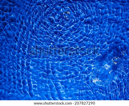 blue water background with drops