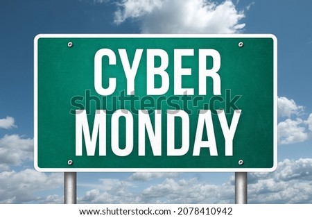 Cyber Monday - road sign information