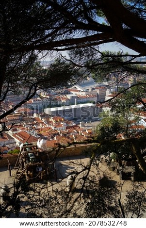 View from Castelo de S. Jorge in Lisbon - Portugal