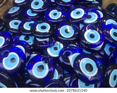 
evil eye beads sold for decorative purposes