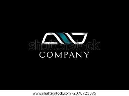 Logo Element Symbol Letter A And D Vector Illustration Template With Elegant Design Good For Any Industry