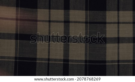 Traditional plaid fabric for men